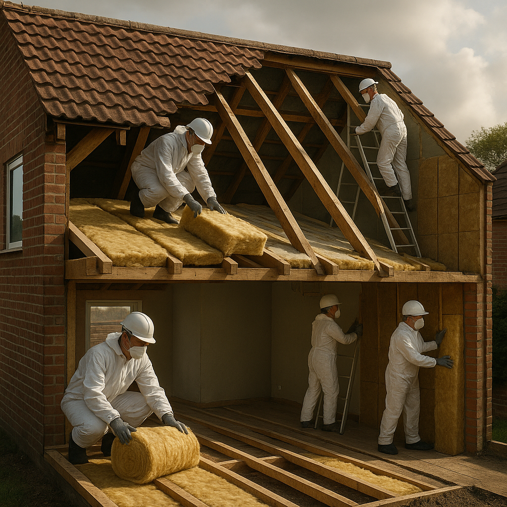 Refurbishment project demonstrating whole house retrofit insulation for older homes