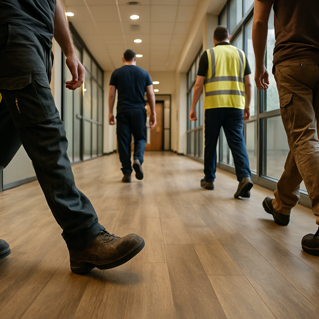 Choosing the Right Commercial Flooring for Heavy Footfall Jobs