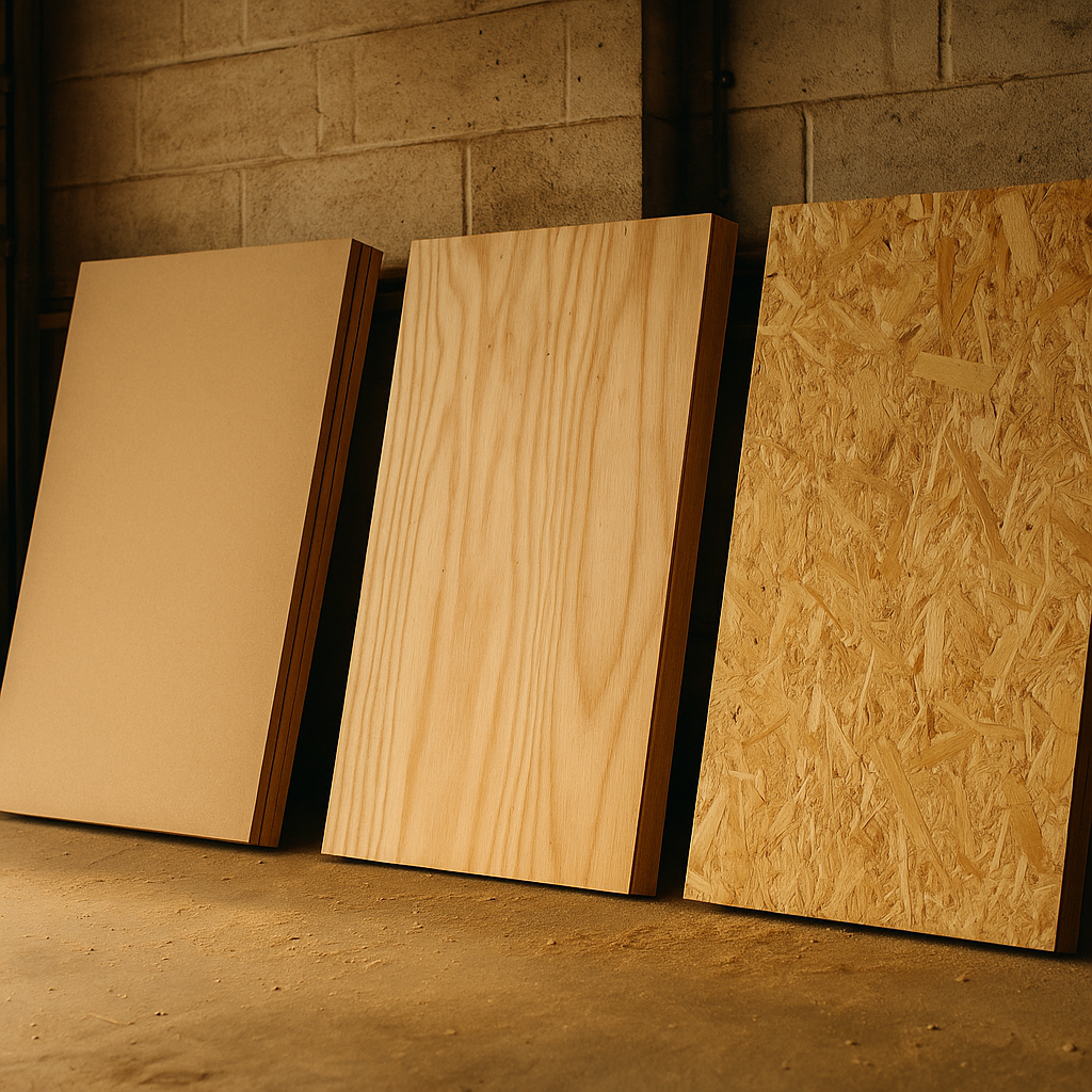 What Is the Difference Between MDF, Plywood, and OSB? A Practical Breakdown