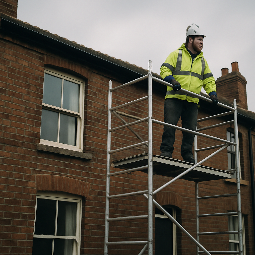 Scaffold or Tower? Choosing the Right Working at Height Solution for Small UK Building Jobs