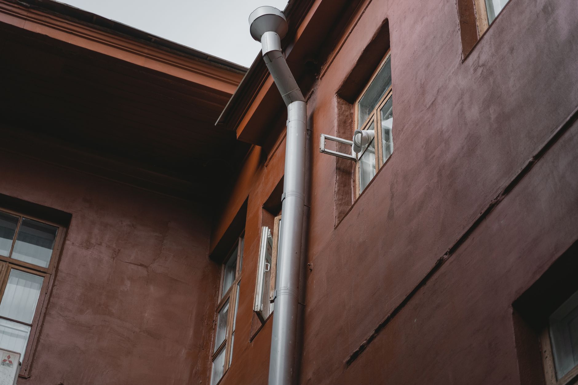 Vitrified clay drainage pipe with rubber ring coupling, a common drainage pipe material in UK construction